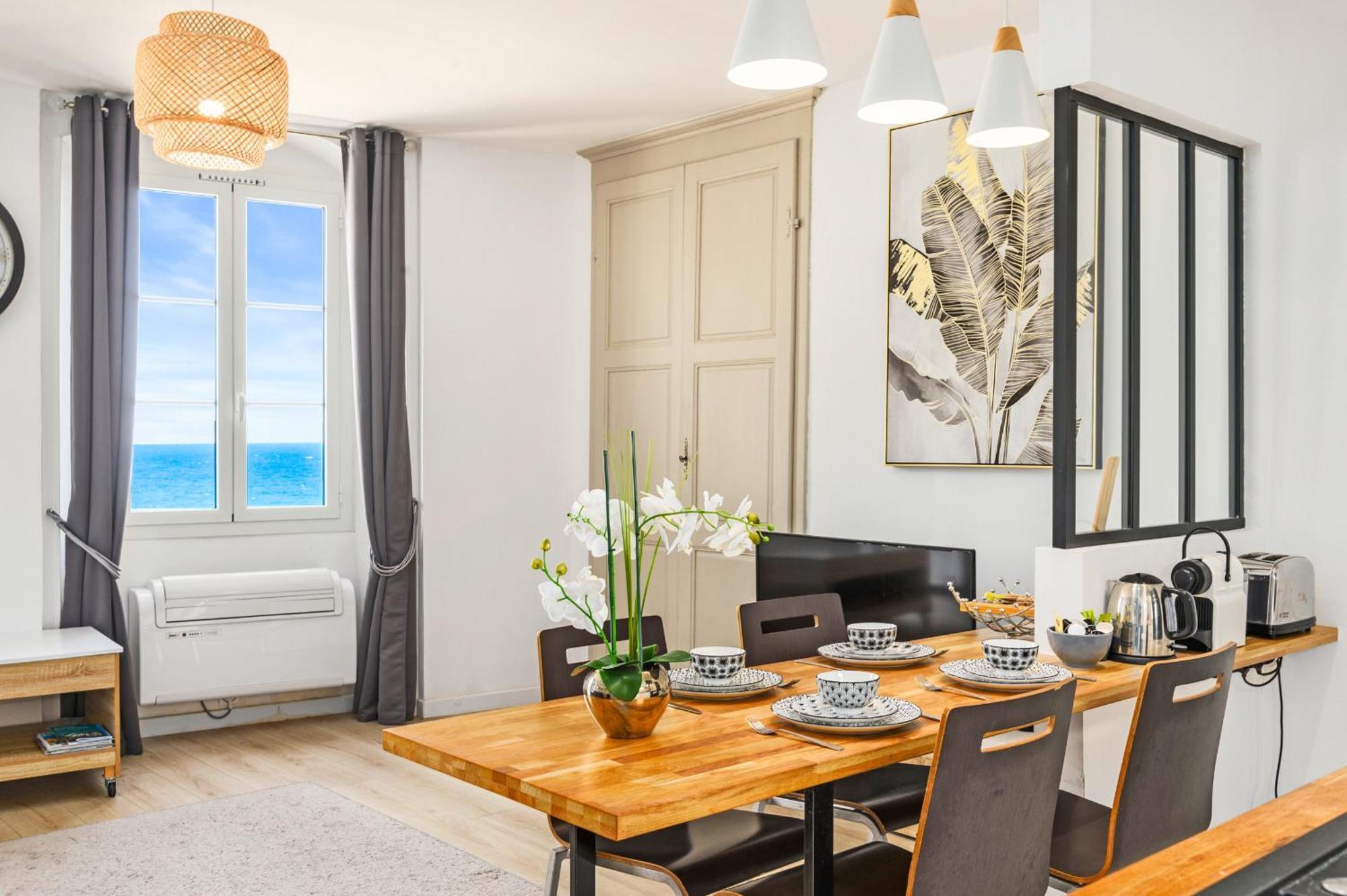 "Rue Longue" Vue Mer, Spacieux, Renove Menton Eksteriør billede